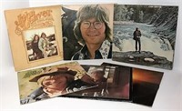 Six Vintage John Denver Albums