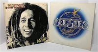 Vintage Bee Gees Greatest Hits & Bob Marley Albums