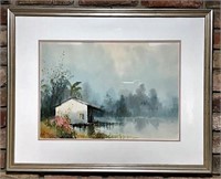 Nester Fruge Framed Watercolor