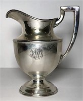 Sterling Pitcher with Monogram