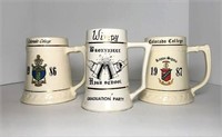 National Fraternity Supply Ceramic Steins
