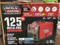 Lincoln electric 125 HD weld pack welder