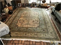 Wool Hand Tied Oriental Carpet From Iran