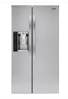 New Lg 26.2 Cu. Ft. Side By Side Refrigerator