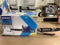 Kobalt cordless chainsaw  kit14 inch includes
