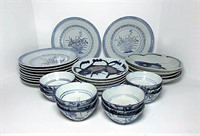 Blue and White Dinner Plates