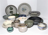 Stoneware Bowls and Pie Plates