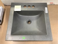 Sink 18x18 top mount 3 hole