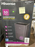 Hisense 50 pint dehumidifier