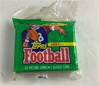 1991 topps football cards unopened