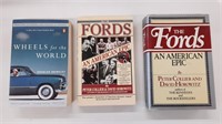 Three Ford related hard cover books.