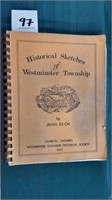 Historical Sketches of Westminster Township and
