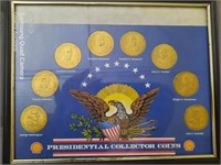 Shell Gas Station Presidential Collector Coins