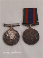 WWII Volunteer & War Medal 1939-1945