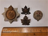 Misc. Canadian Military Badges and pin.