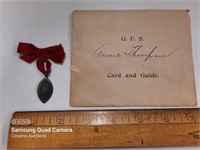 Girls' Friendly Society Pin and Envelope