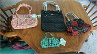 4 Vera Bradley Purses/Bags NEW WITH TAGS