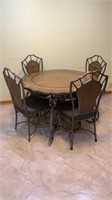 Kitchen Table with Decorative legs and 4