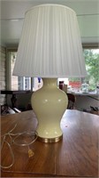 Yellow Base Lamp with Shade