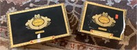 2 Flor De Tabacos Partagas Cigar Boxes