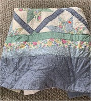 Spring Flower Quilt Some Small Tears in stitching