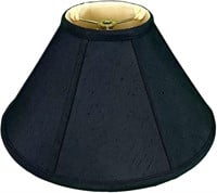 Royal Designs Empire Lamp Shade, Black, 7x20x12.5"