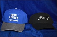 2 New Budweiser Baseball Caps