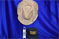 3 Piece Bud Light and Security Hat Lot w/ Bud
