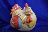 Large Ceramic Chicken Decor Piece