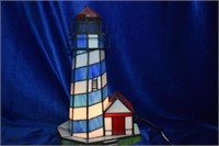 Stained Glass Lighthouse Light