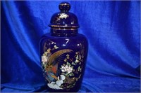 Oriental Ginger Jar Antico Vase Giapponese Blu