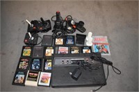 Atari Gaming System 7 Different Controllers,