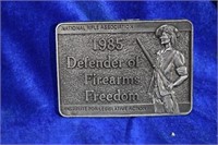 National Rifle Assoc "1985 Defender of Firearms