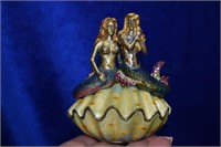 Mermaid on the Shell Vanity Box