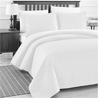 Light Weight Quilted Bedspread Coverlet Set