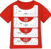 T-Shirt Alignment Ruler - 4 Pack
