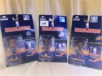 1996 bundle of Headliners NBA  figurines