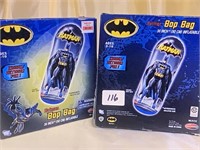 2 Batman Bop Bags 36 inch inflatable
