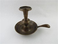 Antique Brass Candle Holder w/Handle