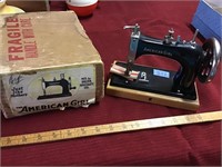 The American Girl sew machine