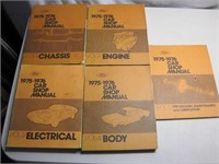 1975-1976 Ford Car Shop Manual Set (5 books)