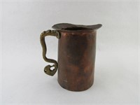 Vintage Copper Craft Coffee Pot with Side Handle