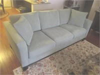 Sage Green Upholstered Sofa