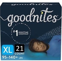 GoodNites Nighttime Bedwetting Underwear Boys' XL