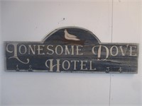 Painted Lonesome Dove Wood Sign "decor"