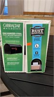 Gibraltar mailboxes galvanized steel post mount