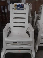 2 big easy plastic rocking chairs