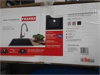 Franke composite granite single bowl kitchen sink