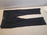 Silver Mens Black Jeans W=36