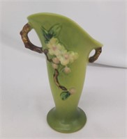 Roseville 382-7 Two Handled Apple Blossum Vase